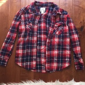Red Forever 21 Flannel Top